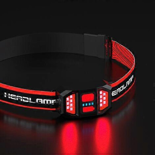 Lightweight USB Rechargeable COB Camping Headlamp with Soft Patch & One-Touch Switch 2
