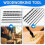 7Pcs Extra Long Wood Drill Bits Kit for Deep Hole Boring in Hardwood Projects 5