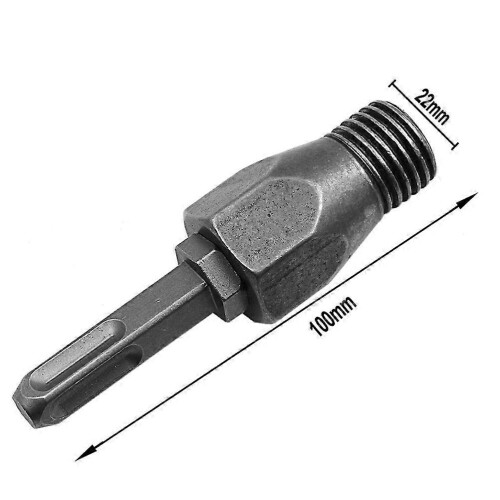 Black Diamond Bit Converter Adapter for Drilling with Electric Hammer Drill 1