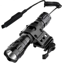 Tactical Hunting Torch WF-501B 1500LM 1 Mode Waterproof Remote Pressure Switch SW20240603