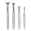 6PC Telescoping Bore Gauge Set 1/8-1/2in Range Precision Hole Measuring Kit 1