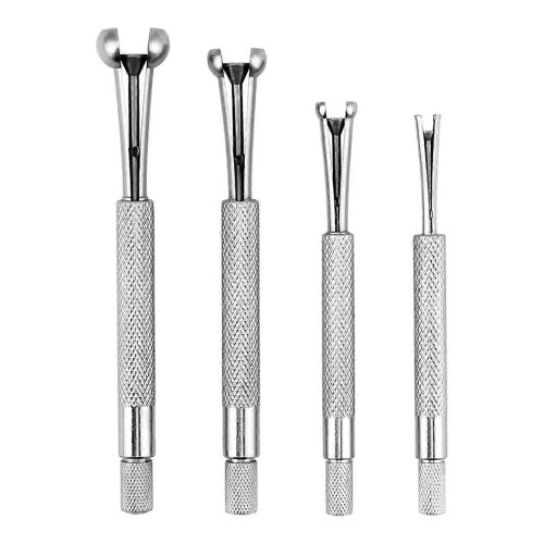 6PC Telescoping Bore Gauge Set 1/8-1/2in Range Precision Hole Measuring Kit
