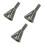 3Pc Triangular Handle Length 18mm Deburring Chamfering Screw Polishing Drill Tool 6-19mm 1