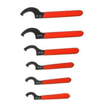 High Carbon Steel Adjustable Wrench Spanner Tool Kit Ergonomic Handle Hook Head Loosening