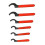 High Carbon Steel Adjustable Wrench Spanner Tool Kit Ergonomic Handle Hook Head Loosening 1