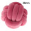 (Light Rose Red) Cuscino Nodo Palla Spesso, Comodo per Soggiorno e Divano 3