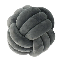 (Dark Gray) Cuscino Nodo Palla Spesso, Comodo per Soggiorno e Divano