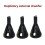 3Pc Triangular Handle Length 18mm Deburring Chamfering Screw Polishing Drill Tool 6-19mm 3