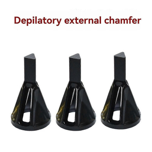 3Pc Triangular Handle Length 18mm Deburring Chamfering Screw Polishing Drill Tool 6-19mm 2