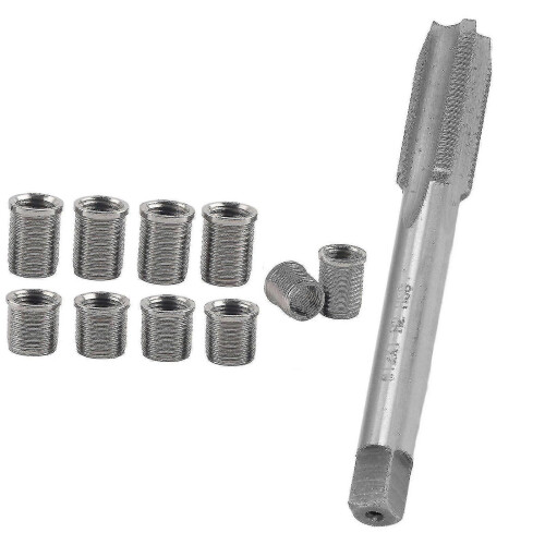 Spark Plug Thread Repair Set M10x1.0 Bolt With M12x1.0 Tap Auto Tool 1