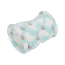 Cozy Green Plush Tunnel for Pets Winter Warm 17x9cm Single Pass