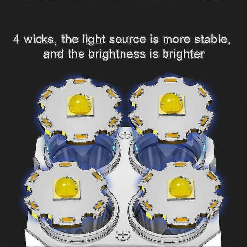 USB Rechargeable Tactical Light 10000000lm Super Bright LED Torch Flashlight 2