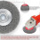 10PCS 4-1/2 Inch Angle Grinder Wire Wheel Set 5/8 Arbor Rust Paint Stripping Brushes 5