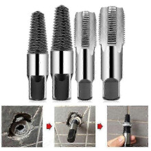 Broken Screw Extractor Tool Set 3/4 1/2 Inch for Pipe Thread Repair Faucet Hardware