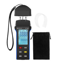 HoldPeak 2-ports digitalt manometer gasstrykksmåler med bakgrunnsbelyst LCD for gassdiagnostikk