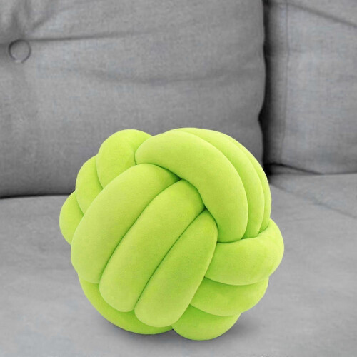 (Light Green) Cuscino Nodo Palla Spesso, Comodo per Soggiorno e Divano 1