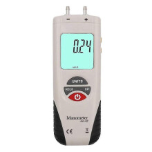 HT-1890 Digital dobbeltports lufttrykksmåler manometer HVAC-gasstester med datahold
