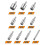 10Pcs Diamond Drill Bit Set for Glass Ceramic Porcelain Marble Granite 4