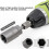 Metric Nut Driver Set 12pc Quick Change Drill Bits 6-19mm Sockets 1/4 Hex Impact Bit Set 4