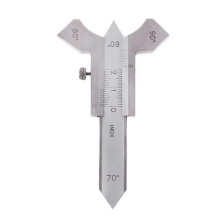 Welding Seam Gauge 0-20mm Metal Depth Thickness Inspection Angle Ruler 60 70 80 90 Degree