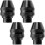 4 Pcs Quick Change Universal Mini Keyless Drill Chuck Multifunction for Dremel Grinder 1
