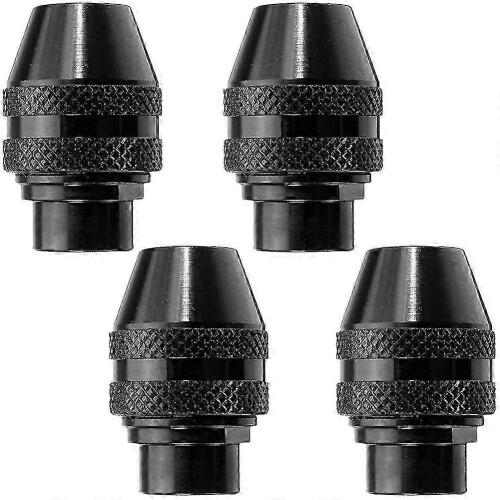 4 Pcs Quick Change Universal Mini Keyless Drill Chuck Multifunction for Dremel Grinder