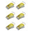 6X 3 LED Hand Crank Dynamo Flashlight Wind Up Torch Light for Camping NR 1