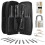 Pro 24-Piece Locksmith Tool Kit with 2 Transparent Training Locks for Practice 1