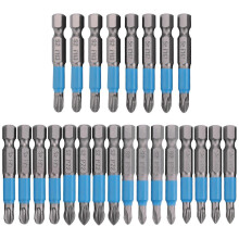 Magnetisches Anti-Rutsch-Schraubendreherbit-Set, 24-teilig, PH1-3, PZ1-3, Schlagschrauber, 1/4-Zoll-Sechskantschaft