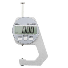 0-20 mm digital LCD-veggtykkelsesmåler med spisshode, metrisk mikrometer