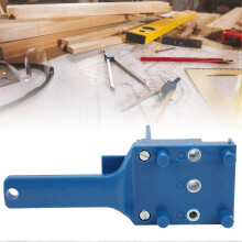 Precision Woodworking 41Pcs Blue Drill Hole Locator Guide Kit 4-45mm