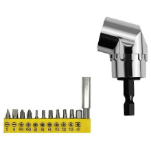105-Winkelbohradapter-Set mit 12 flexiblen Schraubendreherbits und Sechskantschaft