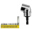 105 Degree Right Angle Drill Adapter Kit 12pcs Flexible Screwdriver Bits Hex Shank Drivers 1