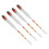 10Pcs Home Brewing Hydrometer Glass Triple Scale Beer Wine Tester Measuring Tool Kit 5