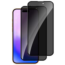 360 Privacy Panzerglas Displayschutzfolie kompatibel mit iPhone 17 Pro Max