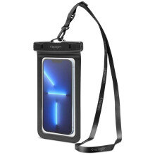 Spigen A601 univerzális vízálló tok - fekete