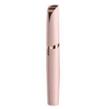 Tondeuse à Sourcils Rechargeable USB Rose Gold, Épilateur Facial Portable pour un Soin Précis et Doux