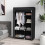 Fabric Wardrobe with 6 Shelves & Hanging Rail 2