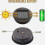 4-Piece Solar Light Replacement Set with LED Bulbs, Solar Top Light Cover, LED Solar Panel Lantern Replacement 4