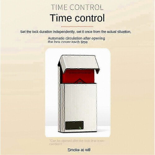Portable Lock Box, Smart Cigarette Box, Auxiliary Smoking Cessation Control Artifact, Timed Lock Box 1