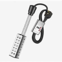 British Plug Immersion Water Heater, 2500W Portable Hot Water Heater with 304 Stainless Steel