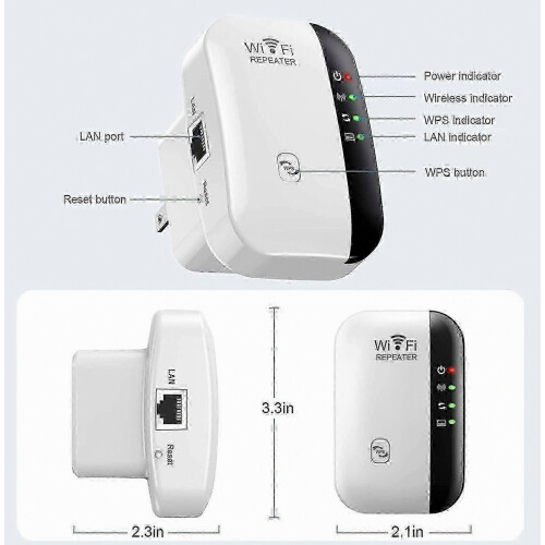 Νέο μοντέλο 2026, υψηλής ταχύτητας WiFi Internet Booster Repeater Extender, ευρεία κάλυψη έως 500 1