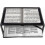 Lupa rectangular de pie, manos libres, tamaño A4, con 4 luces LED y aumento de 3x. 1