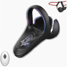 Oplaadbaar Apexdrive Pro 3-in-1 vibratietherapieapparaat met verwarmingsfunctie voor mannen, waterdicht ontwerp