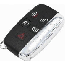 Vervangende sleutelbehuizing met 5 knoppen voor Jaguar XE XF XJ XK auto-afstandsbediening