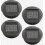 4-Piece Solar Light Replacement Set with LED Bulbs, Solar Top Light Cover, LED Solar Panel Lantern Replacement 1