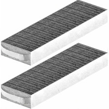 Set van 2 actieve koolstoffilters voor Bora Pure/X Pure/S Pure afzuigkappen, Puakf filteraccessoires, vervangingsfilter 2024, nieuwste