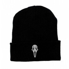 Ανδρικό Halloween Cosplay Skullies Κέντημα Πλεκτό Καπέλο Ζεστό Σκούφο με Θέμα Χειμερ