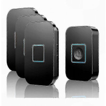 Weatherproof Wireless Doorbell with 400m Range, LED Light, Volume Adjust, and 60+ Melodies, IP55 Rating for Outdoor Use