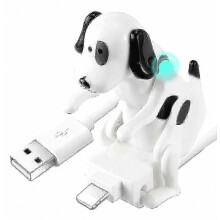 Hauska liikkuvan koiran muotoinen USB-kaapeli useille laitteille, nopea lataus ja kestävä päivittäiseen käyttöön tarkoitettu laturi täp